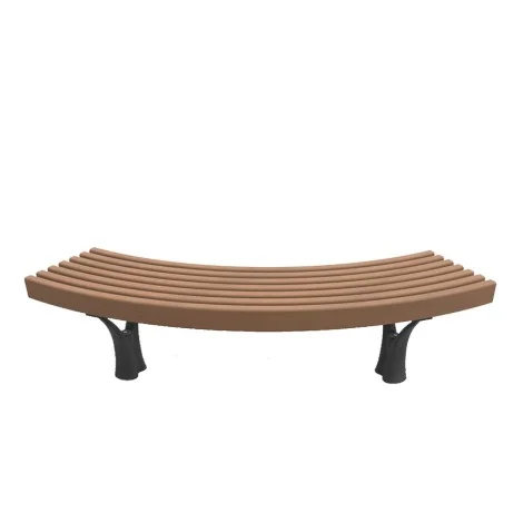 Sitzbank schmal gebogen Idylle 3 Plätze