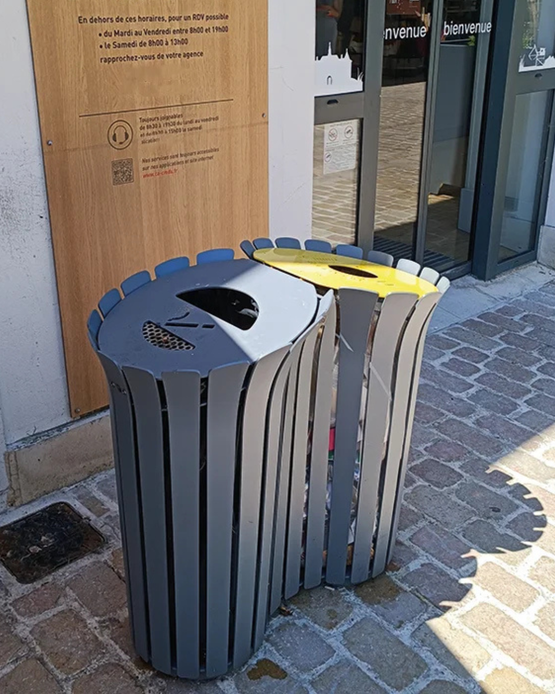 Corbeille Tulipe Evolution bi flux - Fouras 17 France