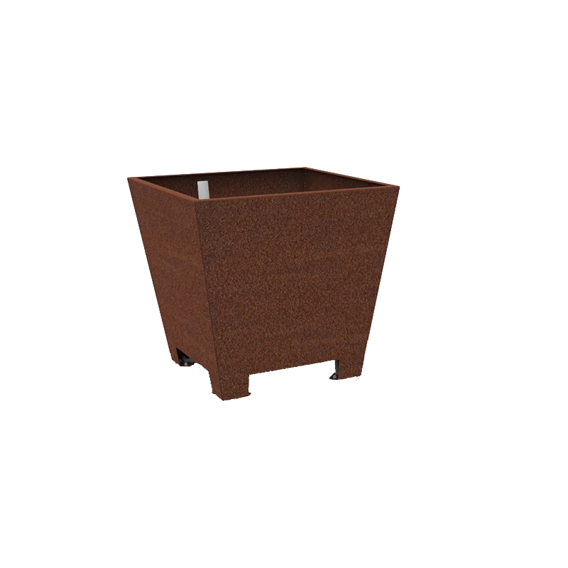 Conical steel planter 90x90x86