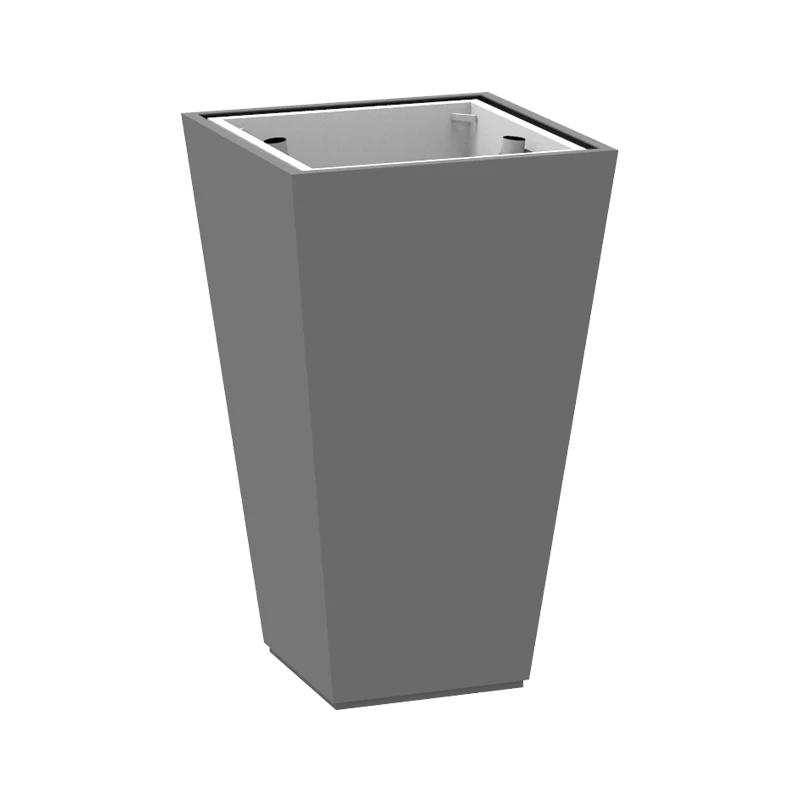 Pyramidal urban vase