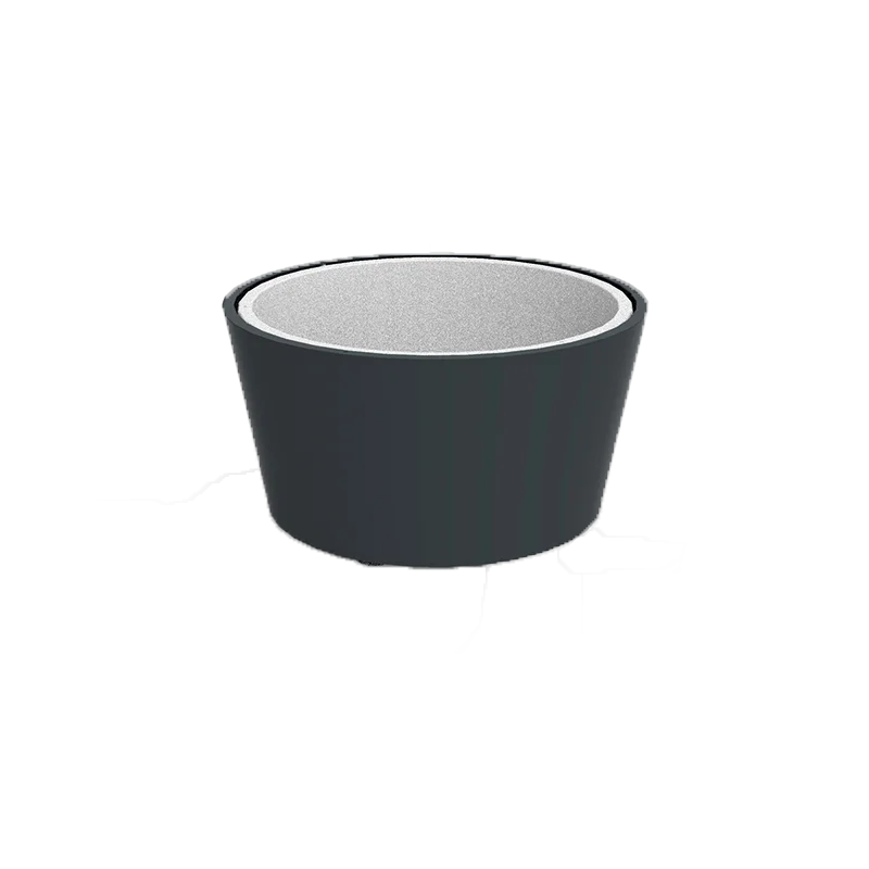 Wide circular vase