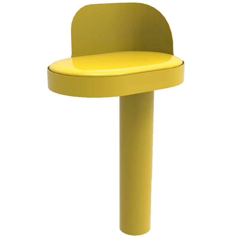 Table with light screen rear position 