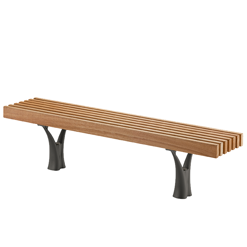 3 place narrow bench
