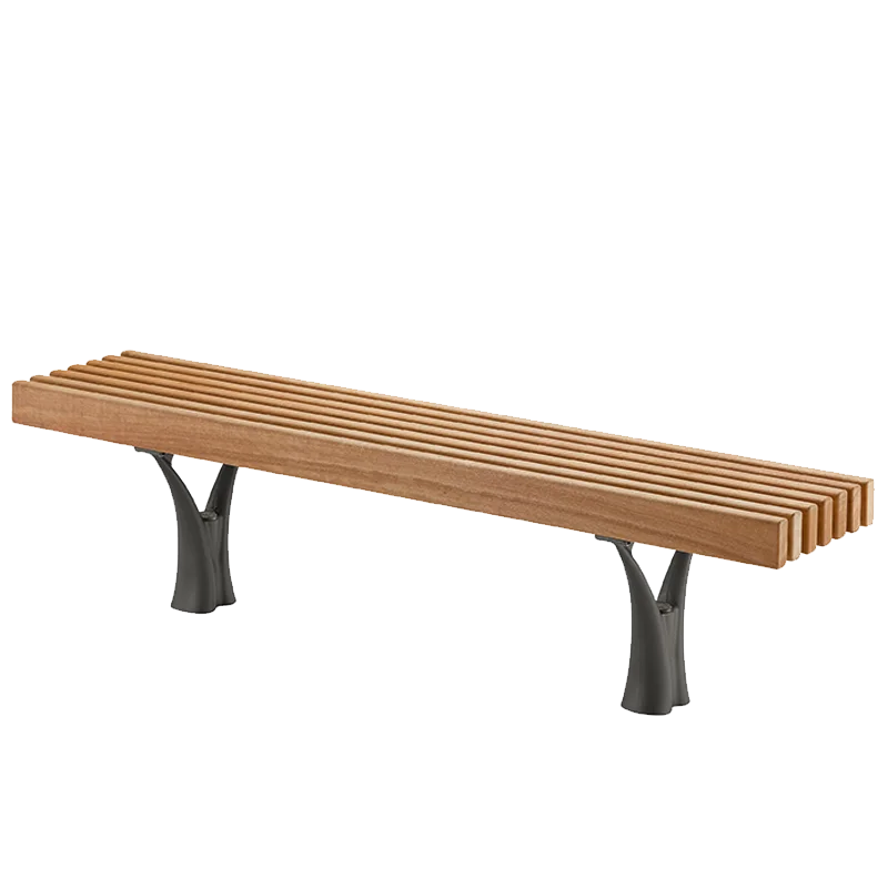 3 place narrow bench 