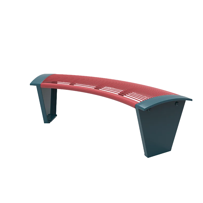 3 place curved city seat 
