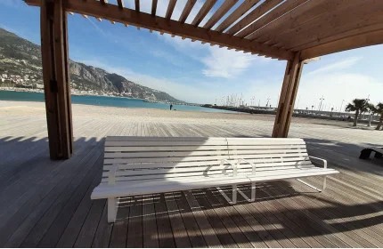 Azur seats in Menton (France)