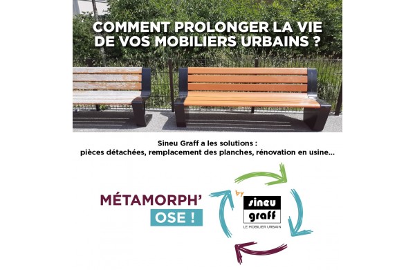 Sineu Graff : Mobilier urbain éco-responsable et conforme à la loi AGEC pour un avenir durable