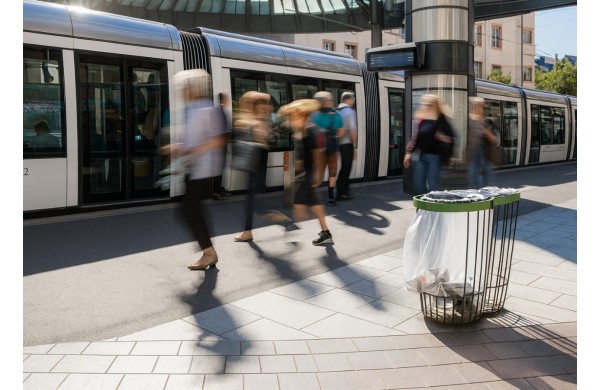 Corbeilles design et tri sélectif pour une ville attractive