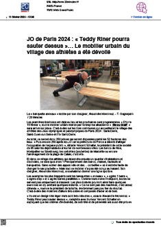 JO de Paris 2024 : « Teddy Riner pourra sauter dessus »
